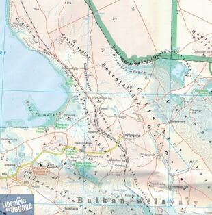 Gizi Map - Carte du Turkmenistan 