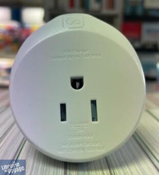 Go Travel - Ref.621 - Adaptateur USA vers Europe (avec usb)
