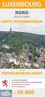 Gouvernement du Grand-Duché du Luxembourg - Carte de Randonnées - Luxembourg nord