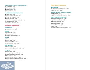 Greystone Books - Guide de randonnées (en anglais) - 105 Hikes in and around southwestern British Columbia