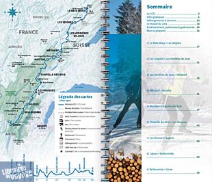 G.T.J éditions - Guide de randonnée - Guide de la GTJ (Grande Traversée du Jura) à Ski de fond