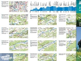 G.T.J éditions - Carte de randonnée - Carte de la GTJ à Vélo (Grande Traversée du Jura)
