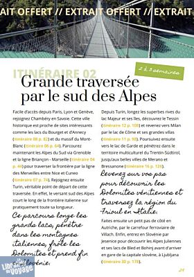 Gwénaëlle Michels et Victor Gérard (auto-édition) - Guide - Voyager en train dans les Alpes  (conseils, bons plans et itinéraires pour découvrir les pays alpins)