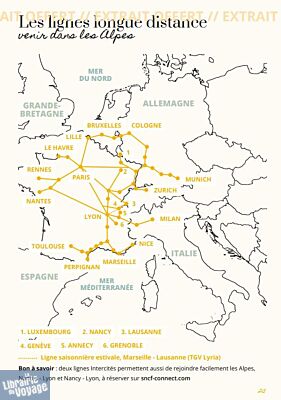 Gwénaëlle Michels et Victor Gérard (auto-édition) - Guide - Voyager en train dans les Alpes  (conseils, bons plans et itinéraires pour découvrir les pays alpins)