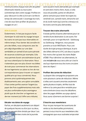 Gwénaëlle Michels et Victor Gérard (auto-édition) - Guide - Voyager en train dans les Alpes  (conseils, bons plans et itinéraires pour découvrir les pays alpins)