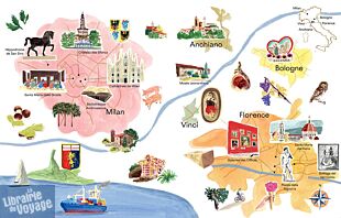 Hachette (Guides Bleus) - Beau livre - Italie, itinéraires dans les pas des grands artistes