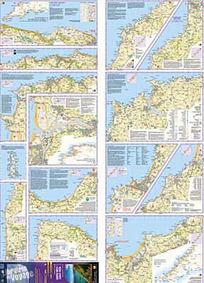 Harvey maps - Carte de randonnées - South West Coast Path n°1 (chemin côtier du sud-ouest anglais)