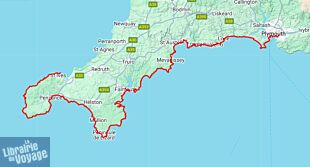 Harvey maps - Carte de randonnées - South West Coast Path n°2 (chemin côtier du sud-ouest anglais)