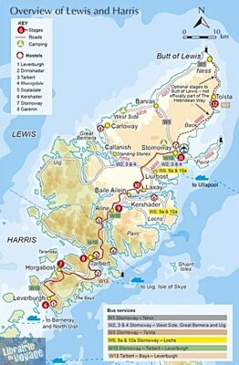Cicerone - Guide de randonnées (en anglais) - The Hebridean Way - Long-distance walking route through Scotland's Outer Hebrides