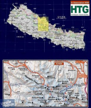 Himalayan map house - Carte réf.NA520 - Mustang to Annapurna