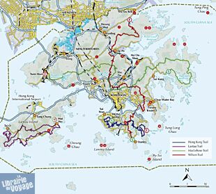 Cicerone - Guide de randonnées (en anglais) - Hiking in Hong Kong (Hong Kong, Lantau, MacLehose and Wilson Trails and 21 day walks)