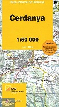 I.C.G.C (Institut Cartographique Catalan) - Carte de randonnée n°15 - Cerdanya