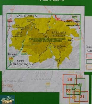 I.C.C (Institut Cartographique Catalan) - Parc national d'Aigüestortes & Estany de Sant Maurici