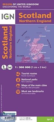 I.G.N - Carte - Ecosse et nord de l'Angleterre