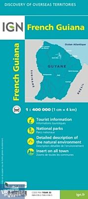 I.G.N. - Carte - Guyane