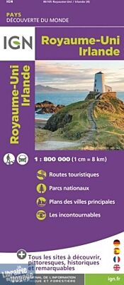 I.G.N - Carte - Royaume-Uni & Irlande 