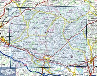 I.G.N. Carte au 1-25.000ème - Série bleue - 1940SB - Valence - Bourg-De-Visa