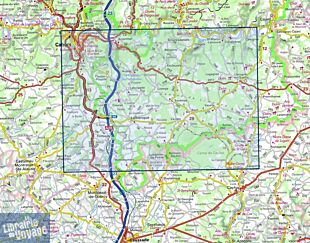 I.G.N. Carte au 1-25.000ème - Série bleue - 2139SB - Cahors - Limogne en Quercy