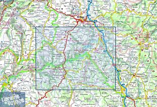 I.G.N. Carte au 1-25.000ème - Série bleue - 2536SB - Chaudes-Aigues - Faverolles Gorges de la Truyère