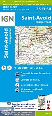 I.G.N - Carte au 1-25.000ème - Série bleue - 3513SB - Saint-Avold - Faulquemont