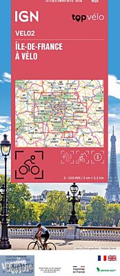 I.G.N - Carte - Découverte à vélo ref.VEL02 - L'ïle-de-France à vélo