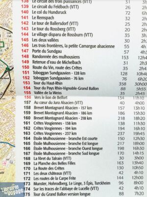 I.G.N - Carte - Découverte à vélo ref.VEL04 - L'Alsace à Vélo
