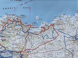 I.G.N - Carte - Découverte à vélo ref.VEL10 - Les Côtes d'Armor à Vélo