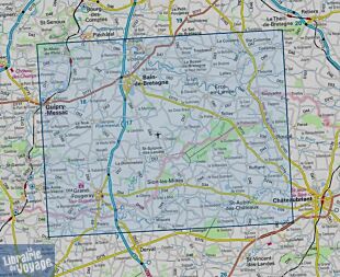 I.G.N - Carte au 1-25.000ème - Série Bleue - 1220 SB - Bain-de-Bretagne - Rougé