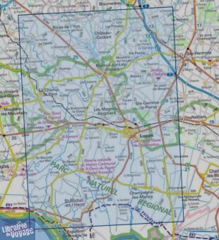 I.G.N - Carte au 1-25.000ème - Série bleue - 1327SB - Luçon - Saint-Michel-en-L'Herm