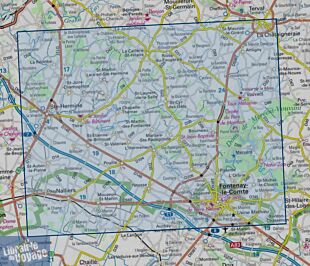 I.G.N - Carte au 1-25.000ème - Série bleue - 1427 SB - Fontenay-le-Comte - Sainte-Hermine