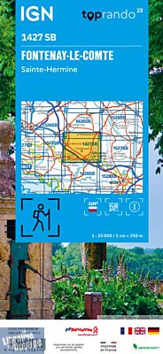 I.G.N - Carte au 1-25.000ème - Série bleue - 1427 SB - Fontenay-le-Comte - Sainte-Hermine