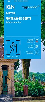 I.G.N - Carte au 1-25.000ème - Série bleue - 1427 SB - Fontenay-le-Comte - Sainte-Hermine
