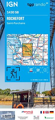 I.G.N - Carte au 1-25.000ème - Série bleue - 1430 SB - Rochefort - Saint-Porchaire
