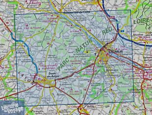 I.G.N - Carte au 1-25.000ème - Série Bleue - 1623 SB - Saumur - Doué-la-Fontaine