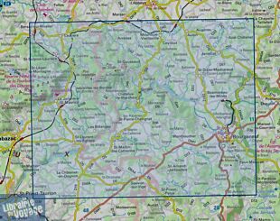 I.G.N - Carte au 1-25.000ème - Série bleue - 2130SB - Bourganeuf - Saint-Sulpice-Laurière