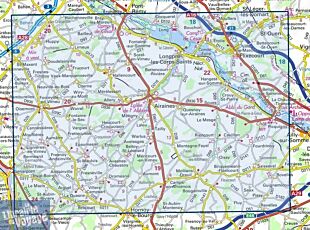 I.G.N - Carte au 1-25.000ème - Série bleue - 2208SB - Hallencourt - Molliens-Dreuil