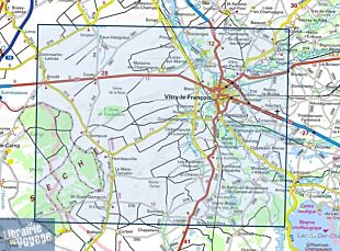 I.G.N - Carte au 1-25.000ème - Série bleue - 2915SB - Vitry-Le-Francois - Sompuis