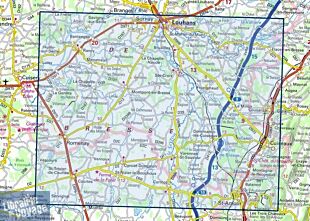 I.G.N - Carte au 1-25.000ème - Série bleue - 3127SB - Cuiseau x- Montpont-En-Bresse