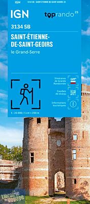 I.G.N - Carte au 1-25.000ème - Série bleue - 3134 SB - Saint-Etienne-de-Saint-Geoirs - Le Grand-Serre