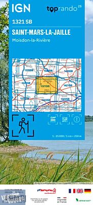 I.G.N - Carte au 1-25.000ème - Série bleue - Saint-Mars-la-Jaille - Moisdon-la-Rivière