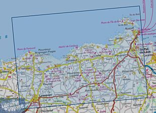 I.G.N - Carte au 1-25.000ème - TOP 25 - 0515 ET - Saint-Pol-de-Léon - Roscoff - Kerlouan - île de Batz