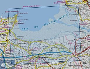 I.G.N - Carte au 1-25.000ème - TOP 25 - 1215 OT - Le Mont-Saint-Michel - Dol-de-Bretagne