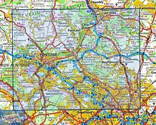 I.G.N - Carte au 1-25.000ème - TOP 25 - 2313OT - Forêt de Montmorency - Forêt de L'isle-Adam - Forêt de Carnelle