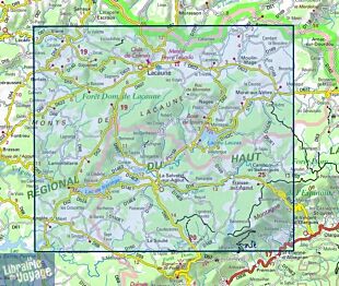 I.G.N - Carte au 1-25.000ème - TOP 25 - 2443ET - Monts de Lacaune - la Salvetat-Sur-Agout - PNR du Haut-Languedoc