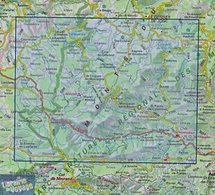 I.G.N - Carte au 1-25.000ème - TOP 25 - 2837OT - Lac d'Issarlès - Thueyts - Sources de la Loire