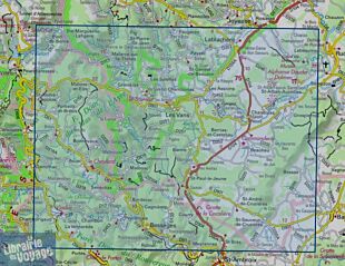 I.G.N - Carte au 1-25.000ème - TOP 25 - 2839OT - Bessèges - les Vans - Vallée du Chassezac