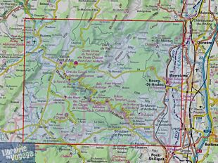 I.G.N - Carte au 1-25.000ème - TOP 25 - 2939 OTR - Gorges de l'Ardèche - Bourg-Saint-Andéol - Vallon-Pont-d'Arc (résistante)