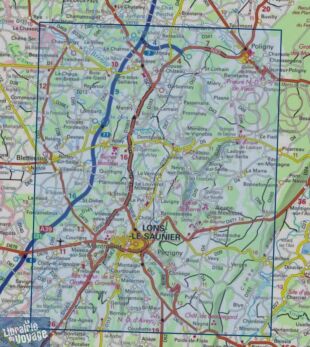 I.G.N - Carte au 1-25.000ème - TOP 25 - 3226ET - Lons-Le-Saunier - Poligny- Reculée de Baume