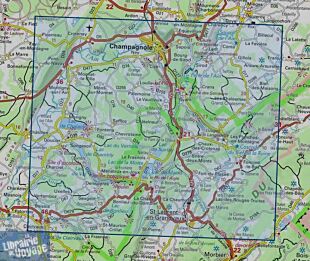 I.G.N - Carte au 1-25.000ème - TOP 25 - 3326 ET - Champagnole - Lac de Chalain - Pic de l'Aigle