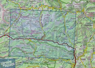 I.G.N - Carte au 1-25.000ème - TOP 25 - 3641 OT - Moyen Var - Gorges du Cians - Gorges de Daluis